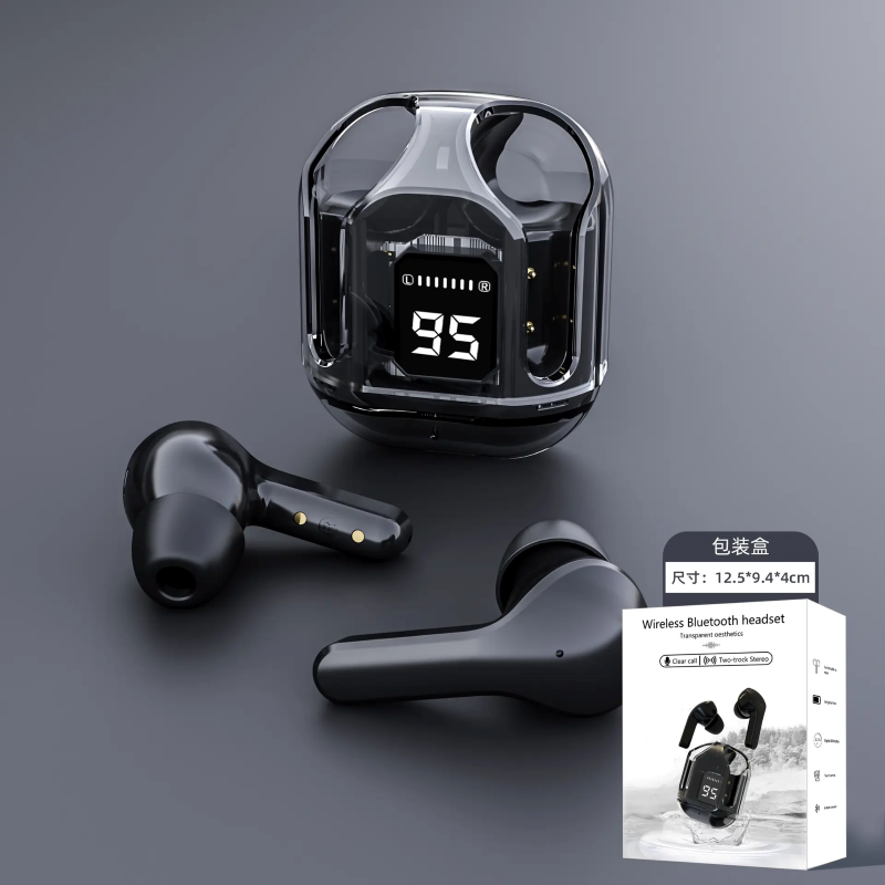 Airpods TWS 12 black Mini Bluetooth Wireless Headset With Charging Doc For Android & all Phones Wireless