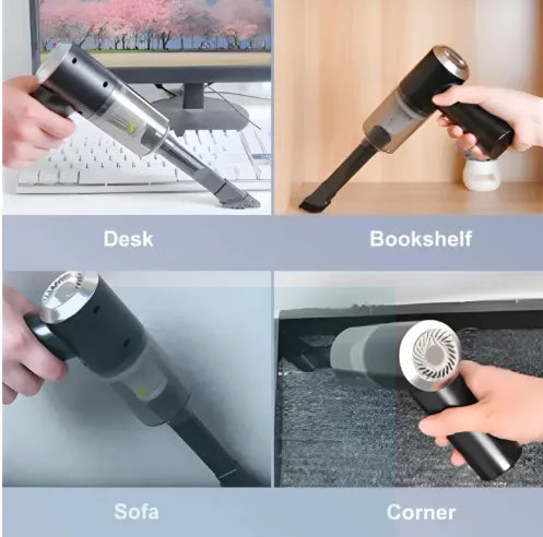 3 in 1 Portable Vacum Cleaner Duster Blower Air Pump Wireless
