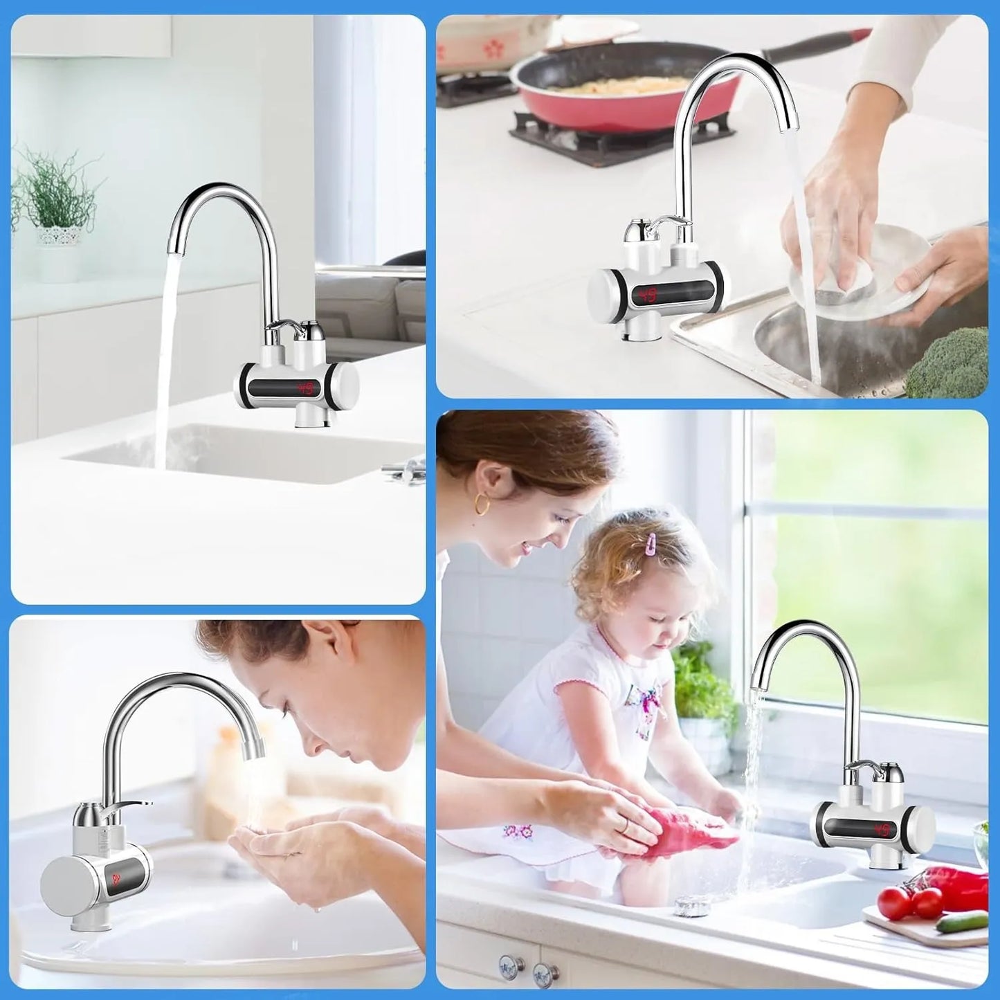 Instant Hot Water Tap, Electric Instant Water Heater