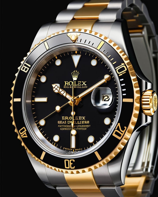 Rolex Submariner Luxury Black & Gold Colour