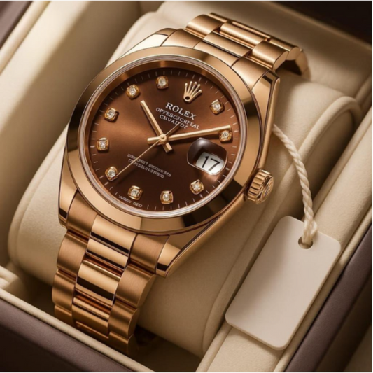 Rolex Datejust 31mm Chocolate Diamond Dial