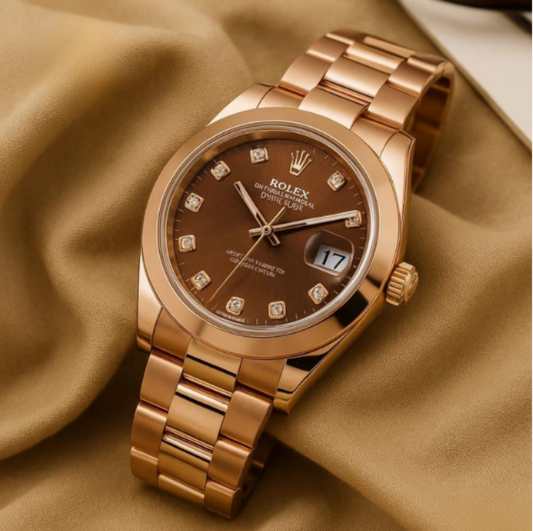 Rolex Datejust 31mm Chocolate Diamond Dial