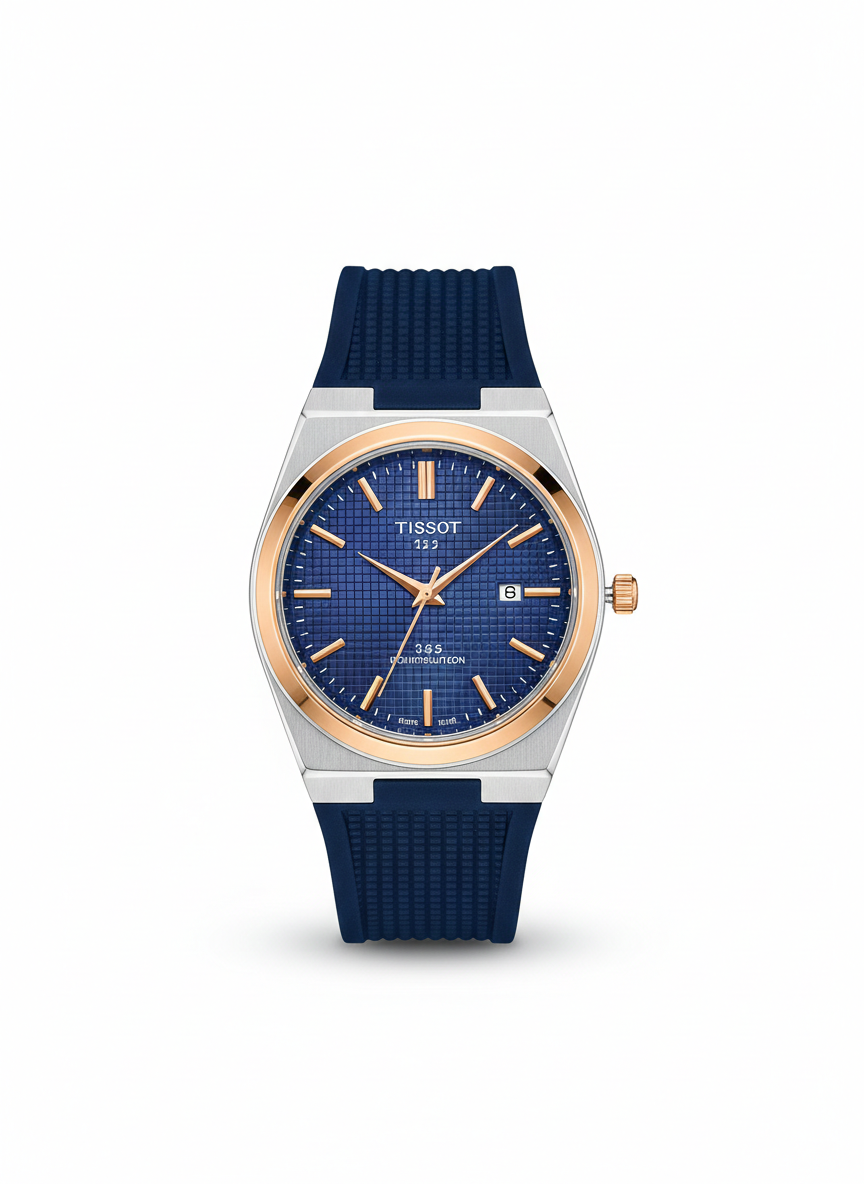 Tissot PRX Style Dial Rubber Strap Watch
