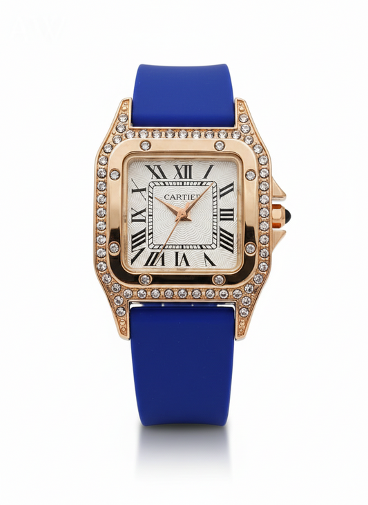 Elevate your style with this elegant Cartier-inspired wristwatch