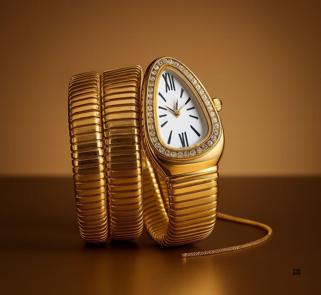 WOMEN'S SNAKE BRACELET WATCH