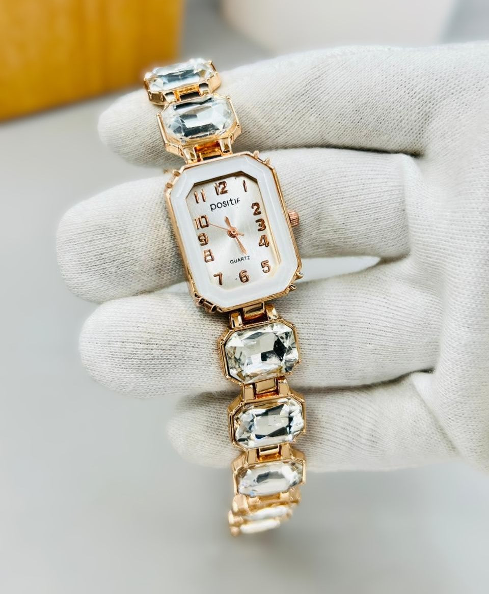 NEW FULL STONE LADIES  JEWELLERY WATCH